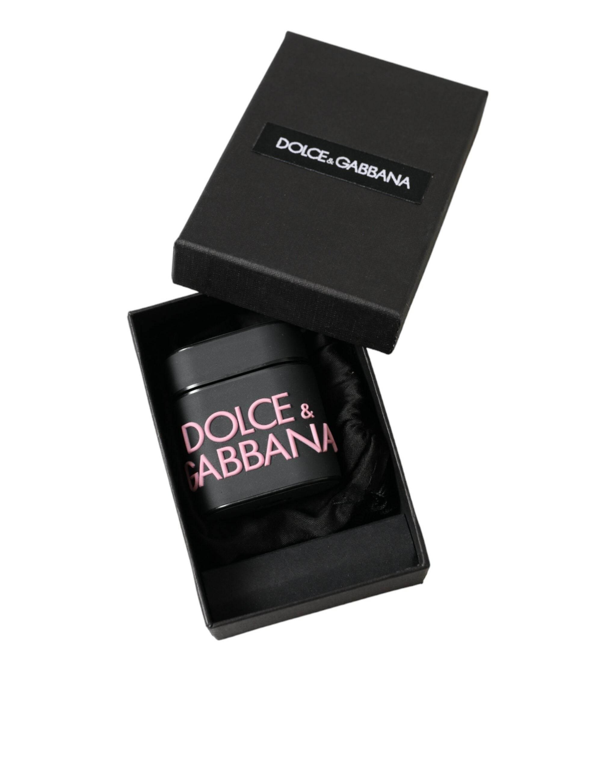 Dolce & Gabbana Elegant Dual-Tone Leather Airpods Case - Hilstor