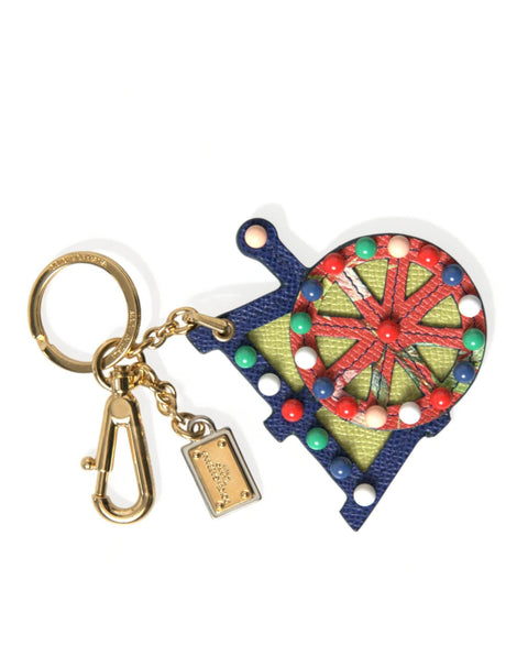 Dolce & Gabbana Multicolor Cellulose Designer Keychain - Hilstor