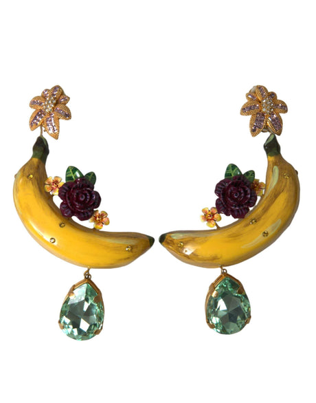 Dolce & Gabbana Chic Clip-on Banana Dangle Earrings - Hilstor