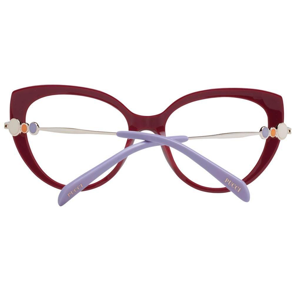 Emilio Pucci Red Women Glasses Frame - Hilstor
