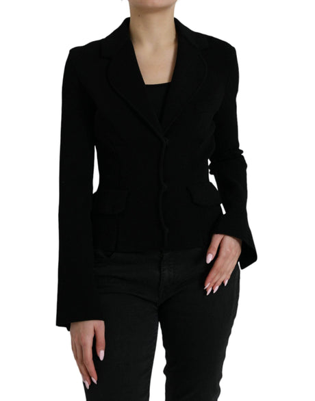 Dolce & Gabbana Elegant Black Designer Blazer for Women - Hilstor