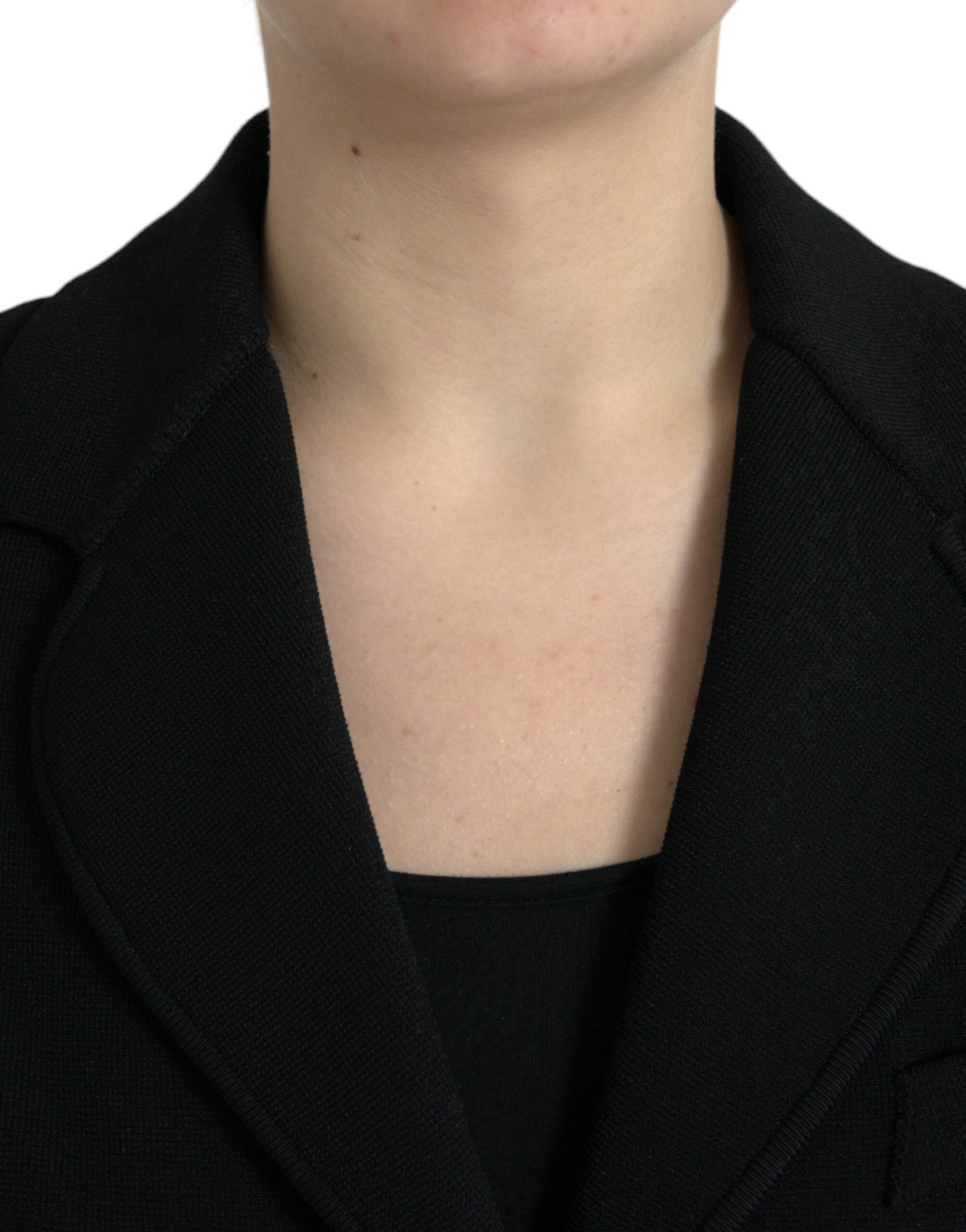 Dolce & Gabbana Elegant Black Designer Blazer for Women - Hilstor