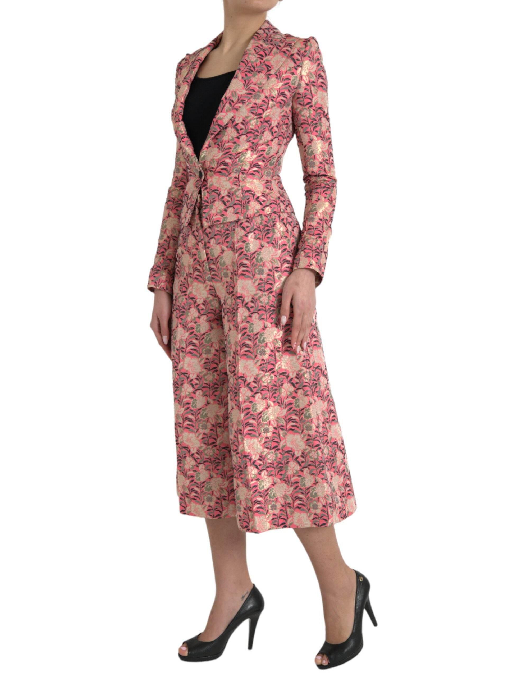 Dolce & Gabbana Elegant Pink Slim Fit Two-Piece Suit - Hilstor