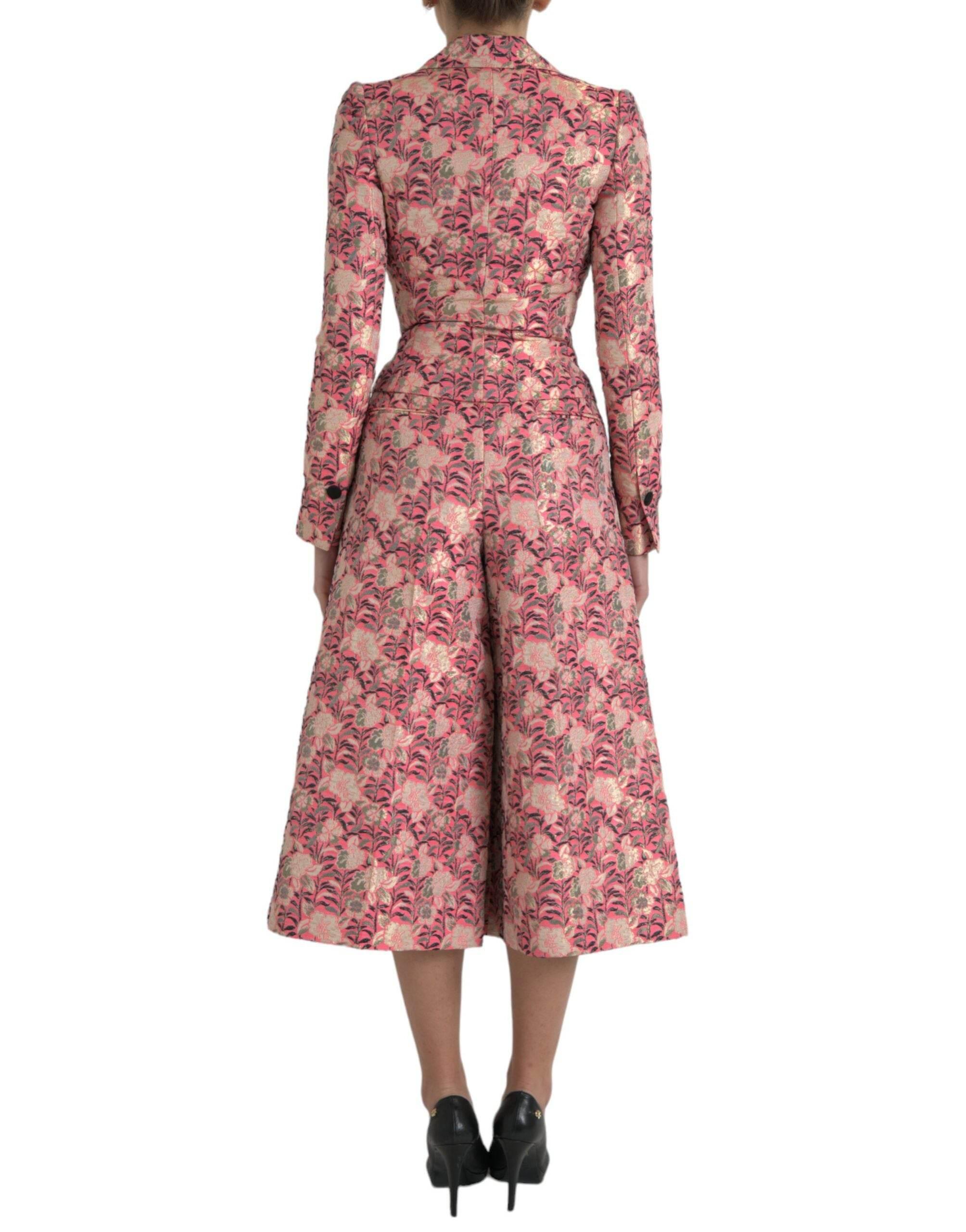 Dolce & Gabbana Elegant Pink Slim Fit Two-Piece Suit - Hilstor