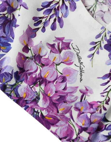 Dolce & Gabbana Elegant Floral Cropped Top - Hilstor