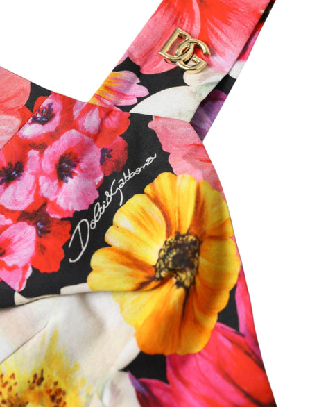 Dolce & Gabbana Exquisite Floral Bustier Crop Top - Hilstor