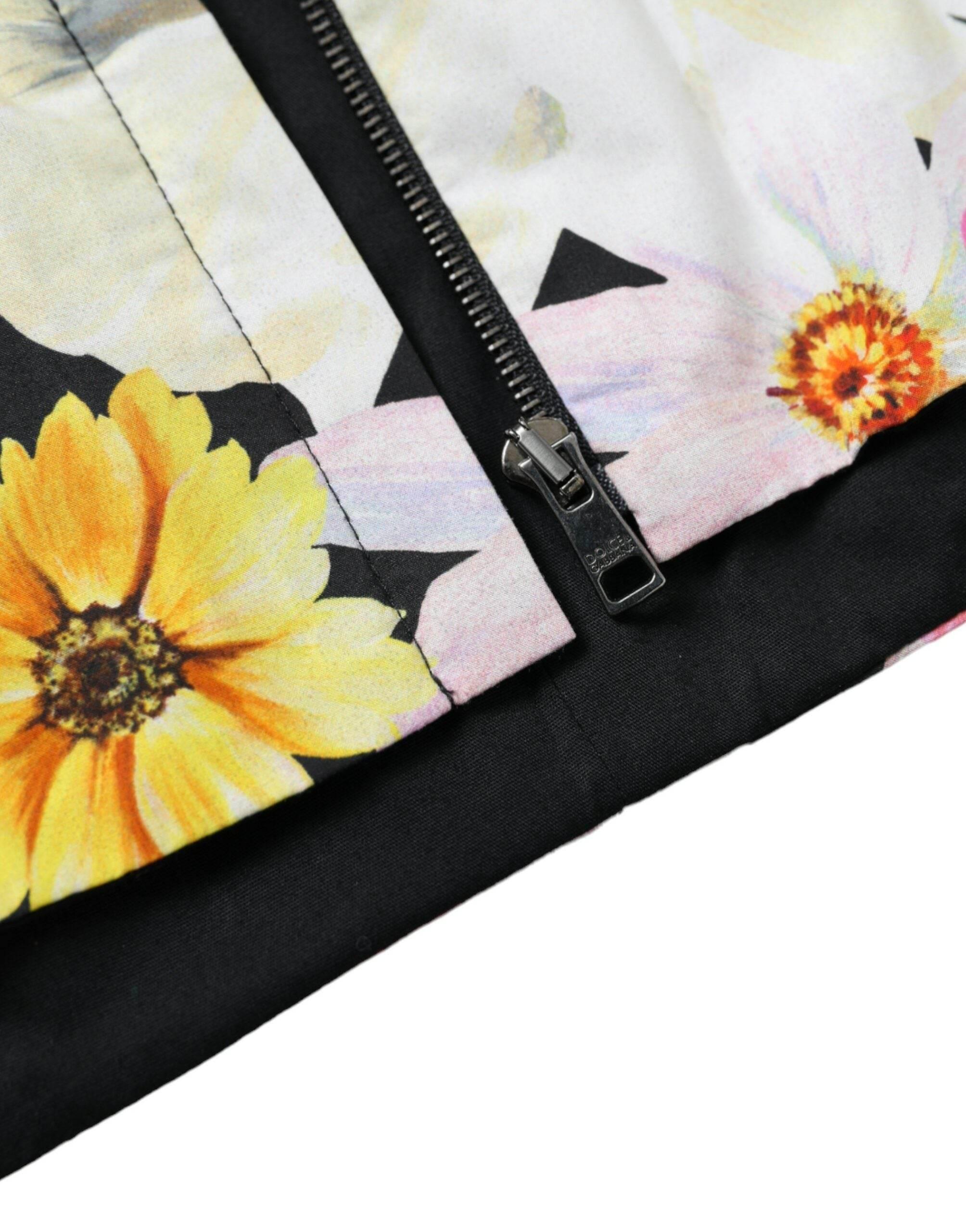 Dolce & Gabbana Exquisite Floral Bustier Crop Top - Hilstor
