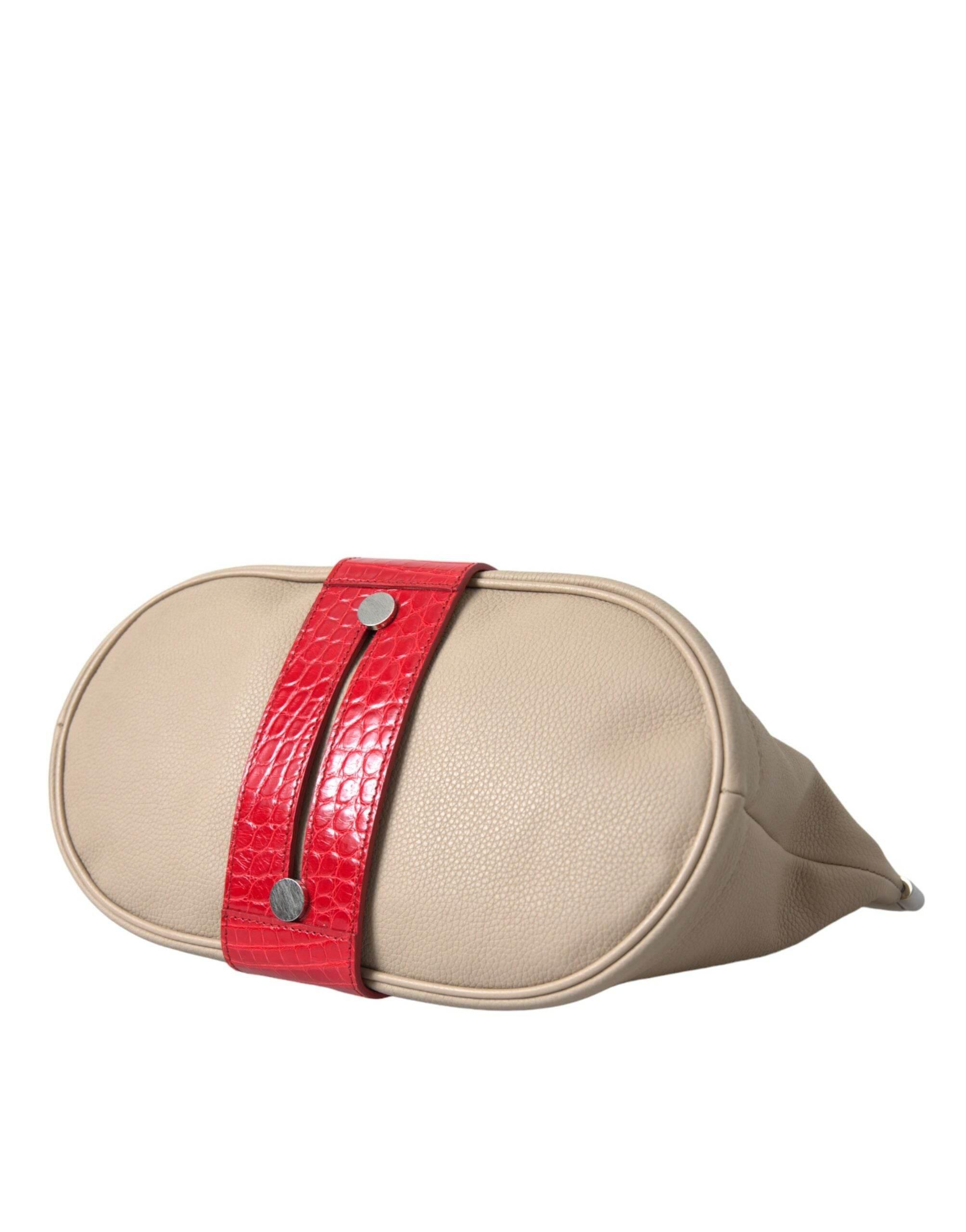 Balenciaga Two Tone Exotic Leather Clutch - Hilstor