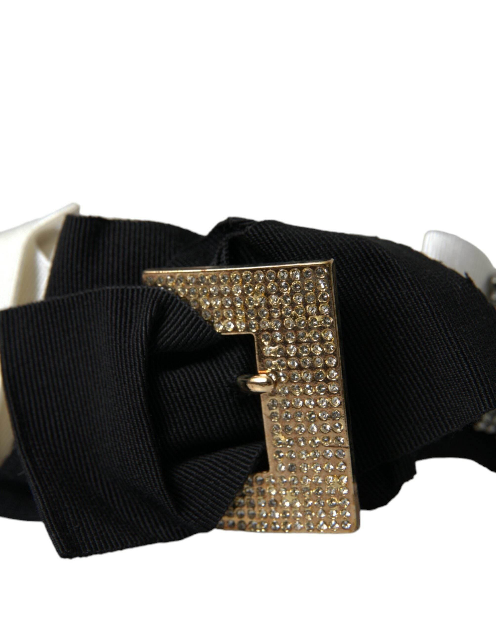 Dolce & Gabbana Multicolor Crystal Embellished Women Headband Diadem - Hilstor