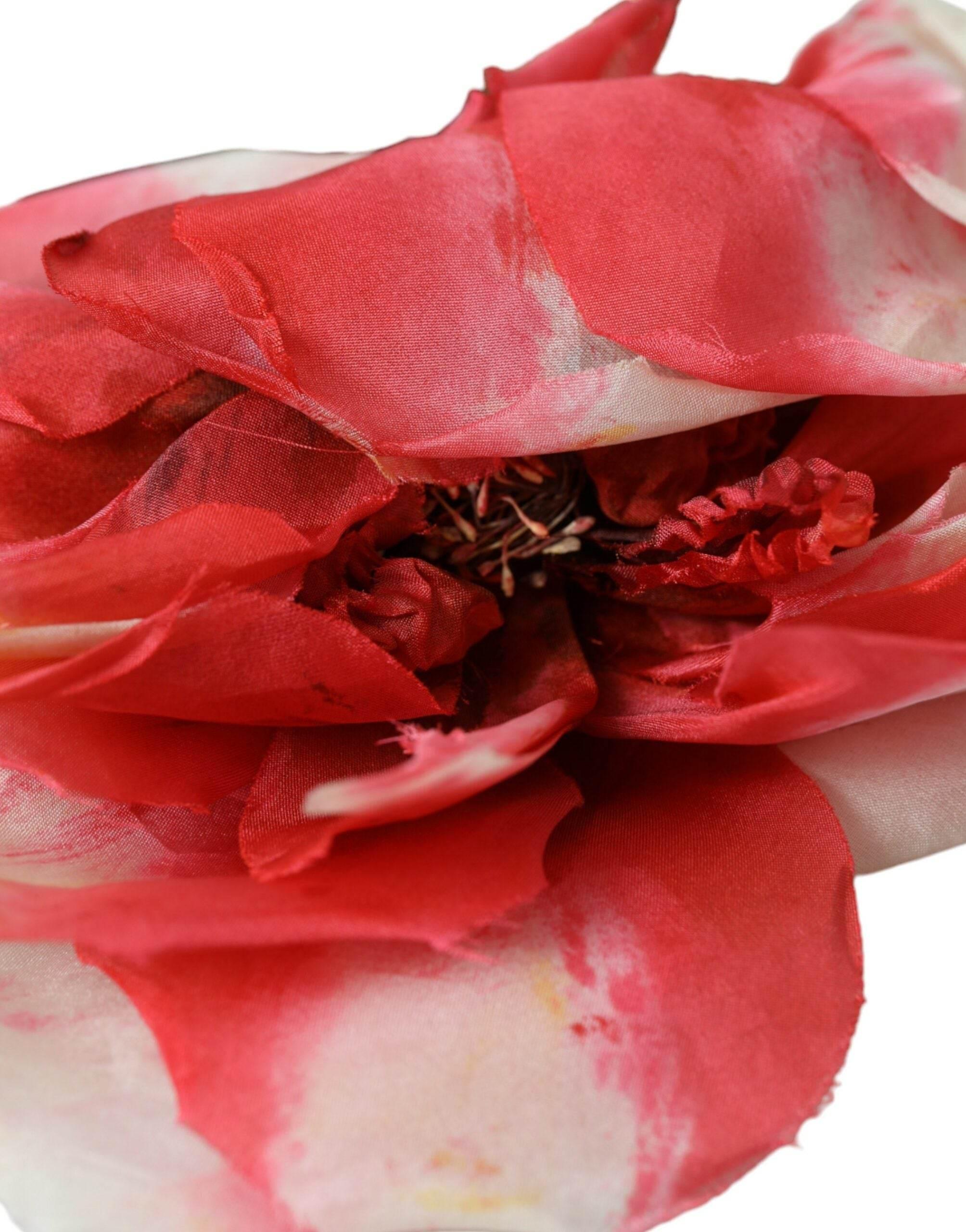 Dolce & Gabbana Multicolor Floral Applique Silk Women Headband Diadem - Hilstor