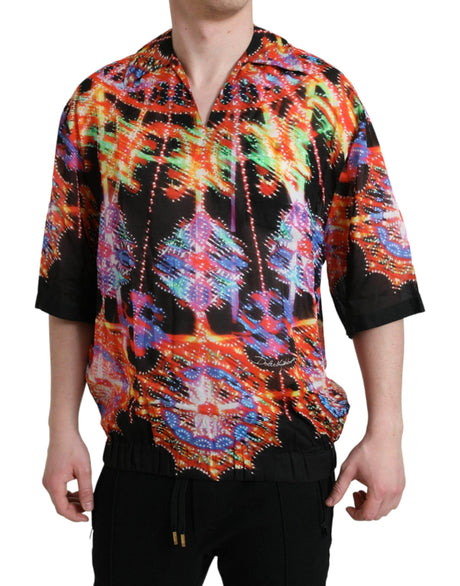 Dolce & Gabbana Multicolor Luminarie Print Cotton T-shirt - Hilstor