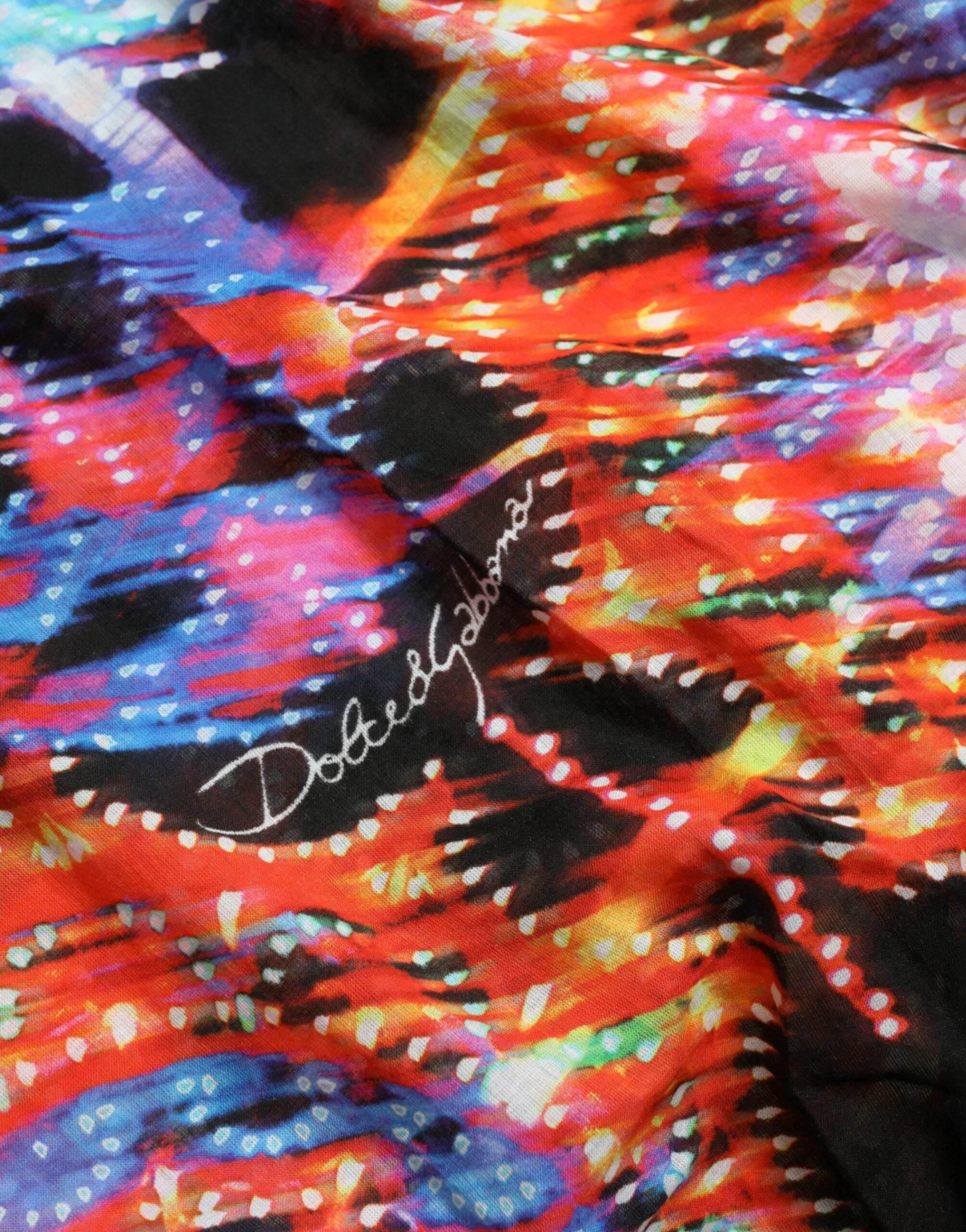 Dolce & Gabbana Multicolor Luminarie Print Cotton T-shirt - Hilstor