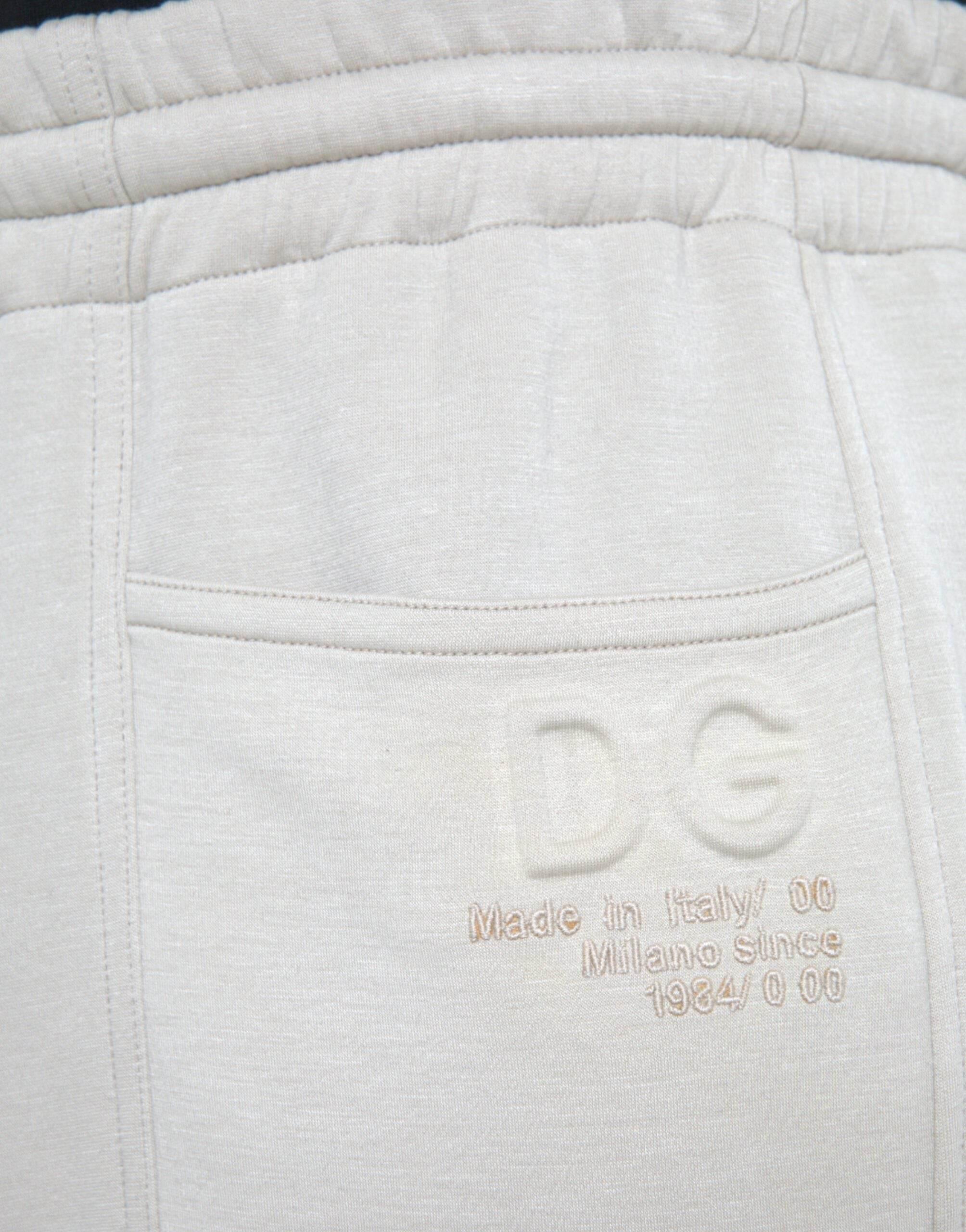 Dolce & Gabbana Off White Viscose Cargo Jogger Sweatpants Pants - Hilstor