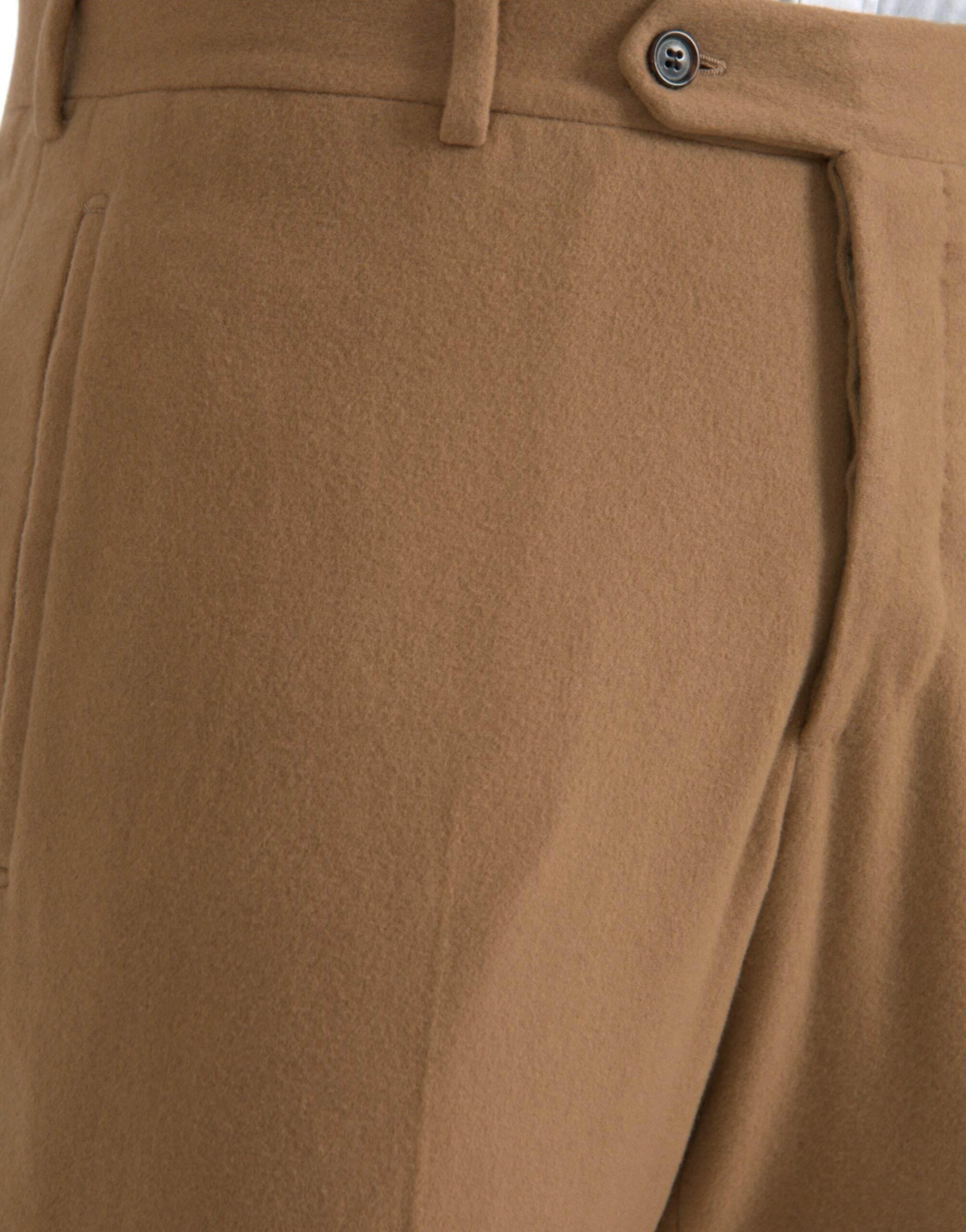 Prada Beige Cashmere Men Straight Fit Dress Pants - Hilstor