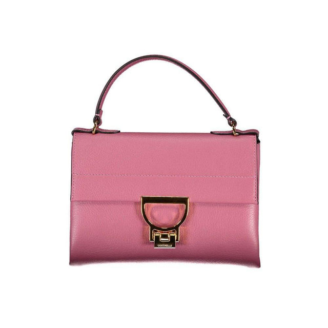 Coccinelle Pink Leather Handbag - Hilstor