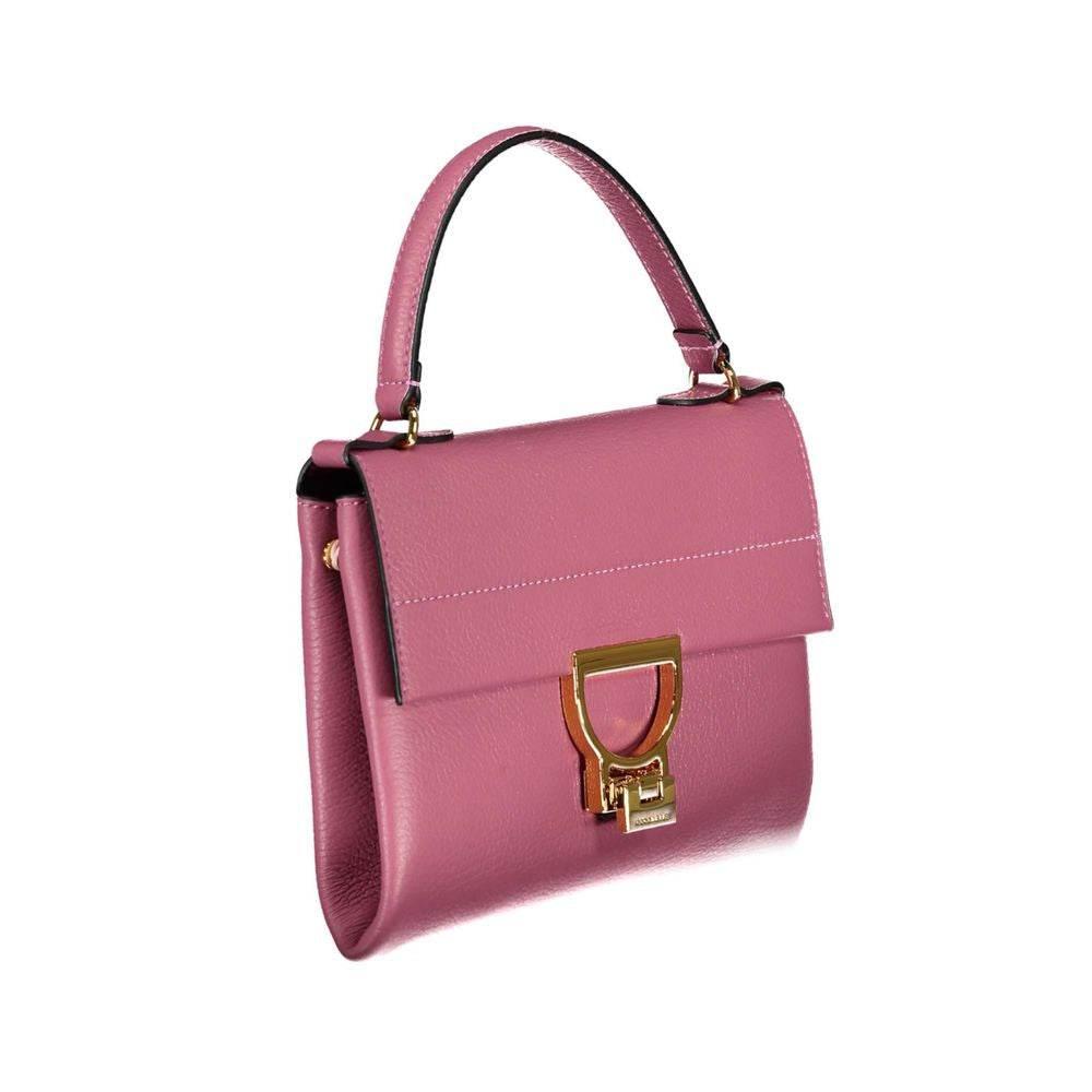 Coccinelle Pink Leather Handbag - Hilstor