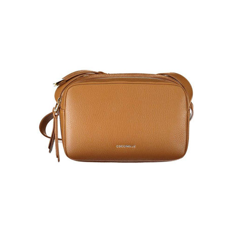 Coccinelle Brown Leather Handbag - Hilstor
