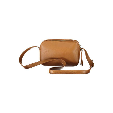 Coccinelle Brown Leather Handbag - Hilstor