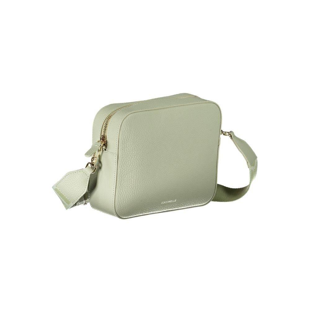Coccinelle Green Leather Handbag - Hilstor