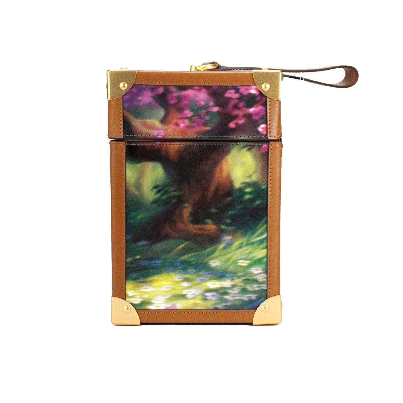 Kate Spade Disney Bambi 3D Trunk Printed PVC Top Handle Clutch Handbag - Hilstor