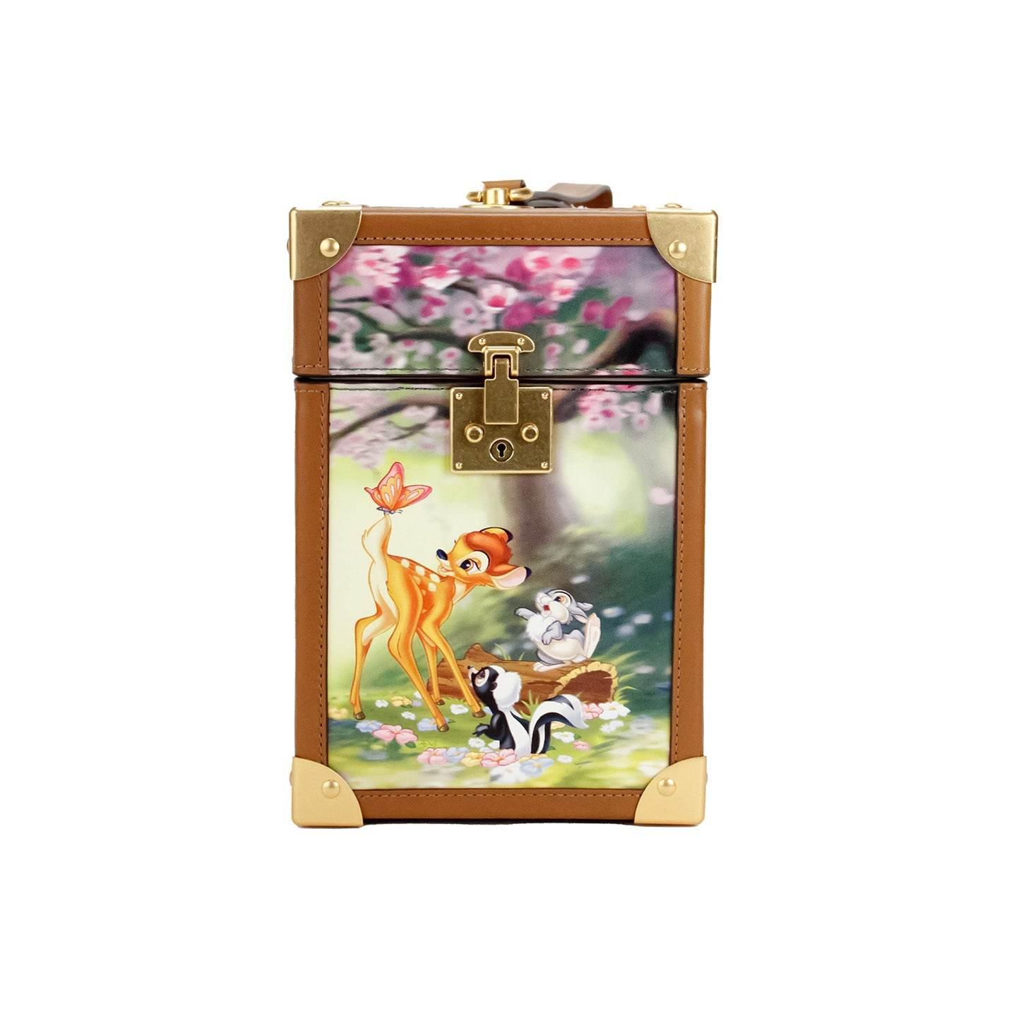 Kate Spade Disney Bambi 3D Trunk Printed PVC Top Handle Clutch Handbag - Hilstor