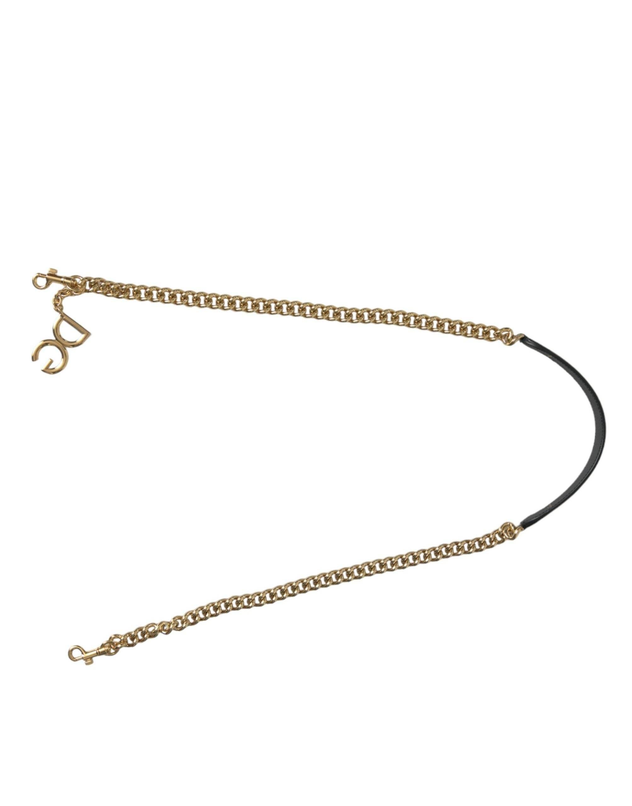 Dolce & Gabbana Brown Leopard Handbag Accessory Shoulder Strap - Hilstor