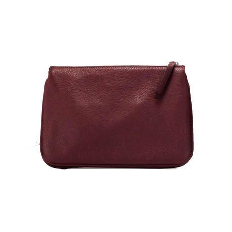 Kate Spade Jackson Cherrywood Leather Triple Gusset Crossbody Handbag Purse - Hilstor