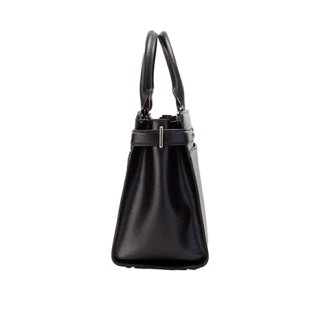 Kate Spade Staci Medium Black Saffiano Leather Crossbody Satchel Bag Handbag - Hilstor