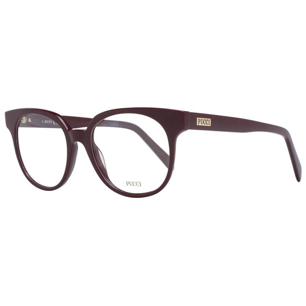 Emilio Pucci Burgundy Women Glasses Frame - Hilstor