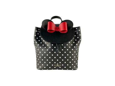 Kate Spade Disney Minnie Mouse Medium Leather Backpack Bookbag Bag - Hilstor
