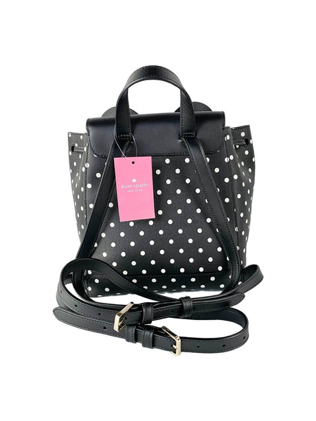 Kate Spade Disney Minnie Mouse Medium Leather Backpack Bookbag Bag - Hilstor