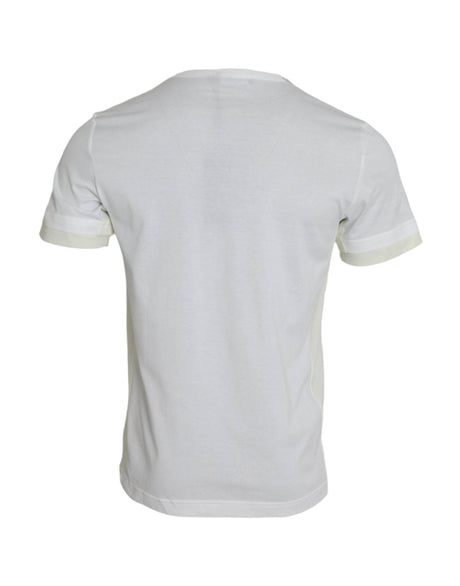 Dolce & Gabbana White Cotton Pocket Short Sleeves T-shirt - Hilstor