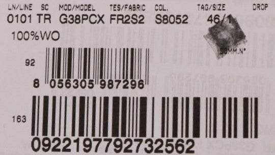 Dolce & Gabbana Gray Wool Striped Formal Pants - Hilstor