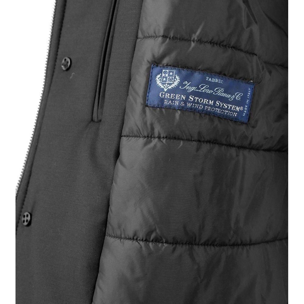 Made in Italy Black Wool Men's Jacket - Hilstor
