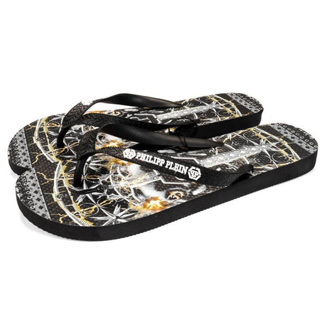 Philipp Plein Multicolor Polyester Women Flip Flop - Hilstor