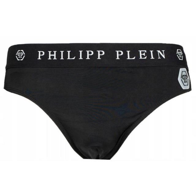 Philipp Plein Black Polyamide Men Swimwear - Hilstor
