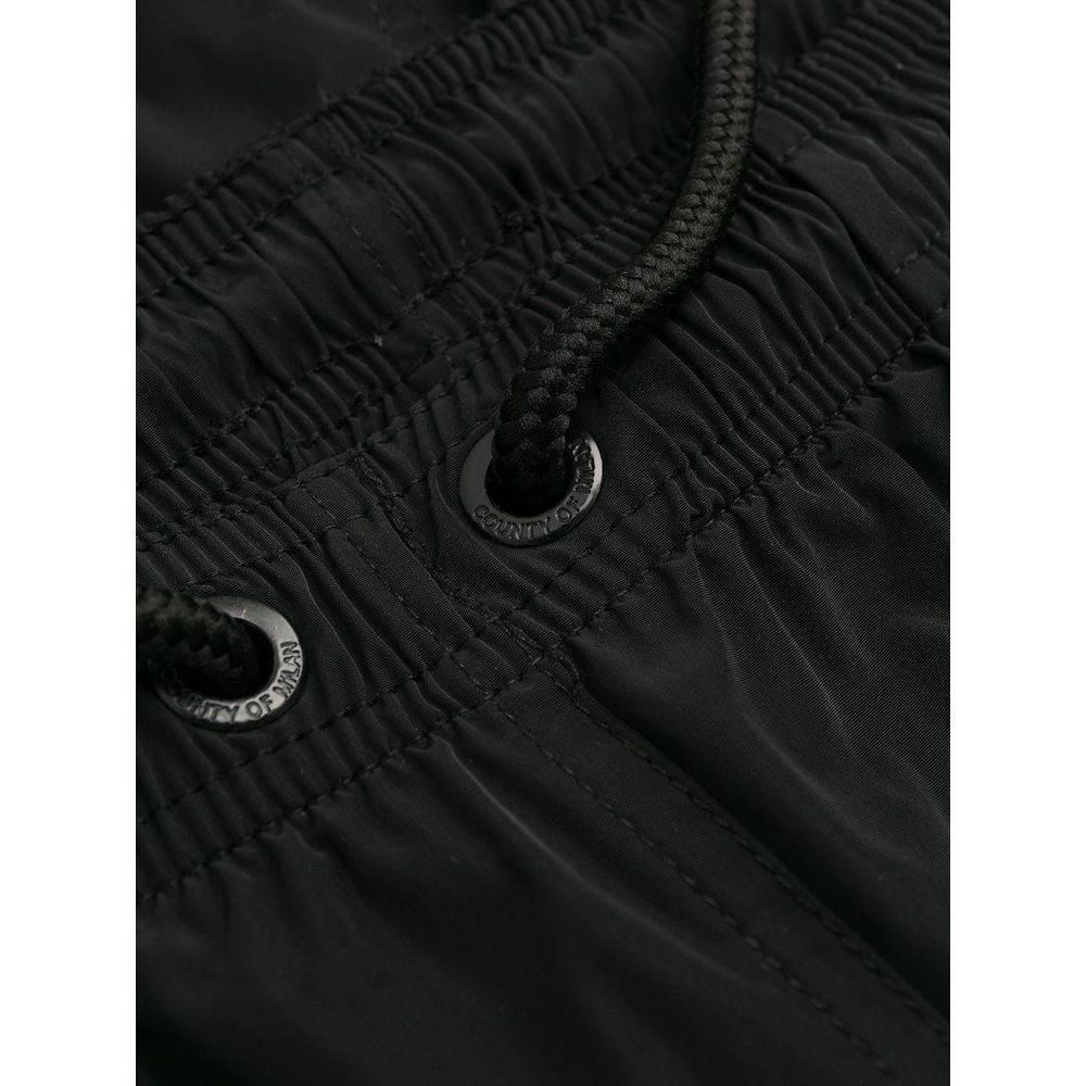 Marcelo Burlon Black Polyamide Men Swimwear - Hilstor