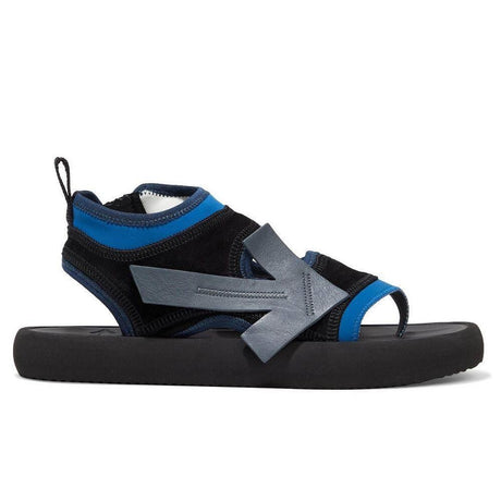 Off-White Blue Neoprene Women Sandal - Hilstor