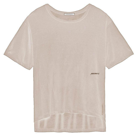 Hinnominate Beige Modal Women T-Shirt - Hilstor
