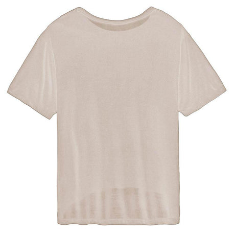 Hinnominate Beige Modal Women T-Shirt - Hilstor
