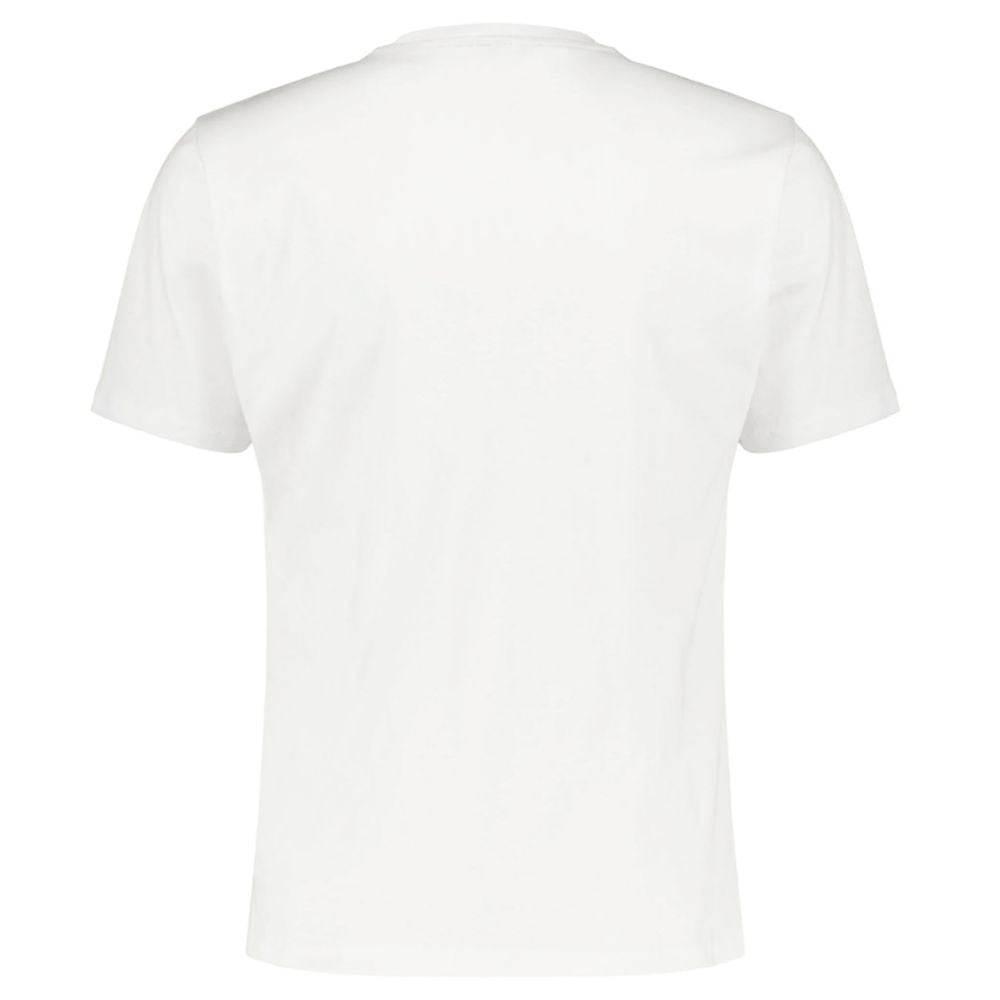 North Sails White Cotton Men T-Shirt - Hilstor