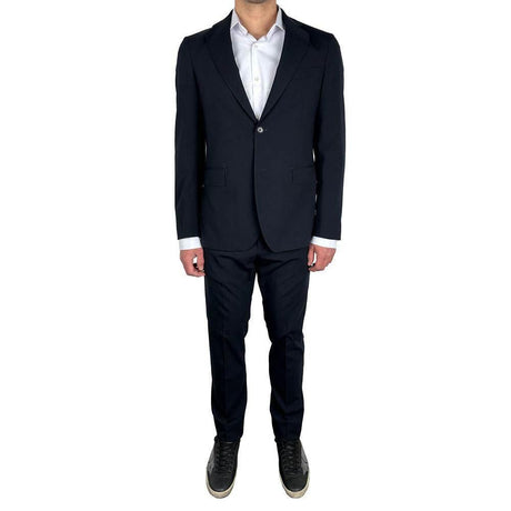 Aquascutum Navy Wool Men's Suit - Hilstor