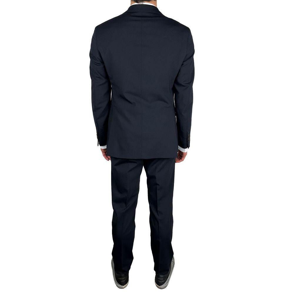 Aquascutum Navy Wool Men's Suit - Hilstor