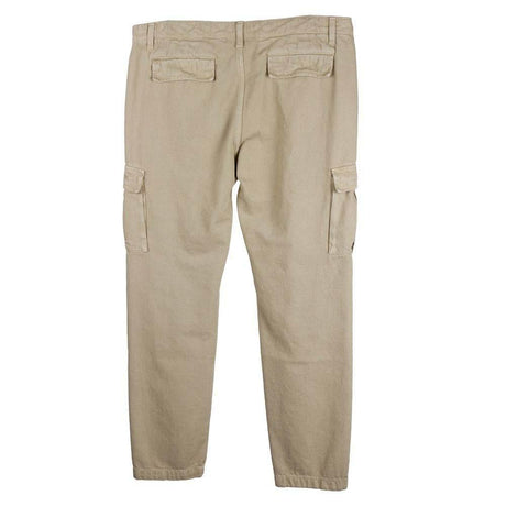 Comme Des Fuckdown Beige Cotton Men Pants - Hilstor