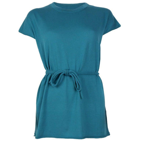 Alpha Studio Green Cotton Dress - Hilstor