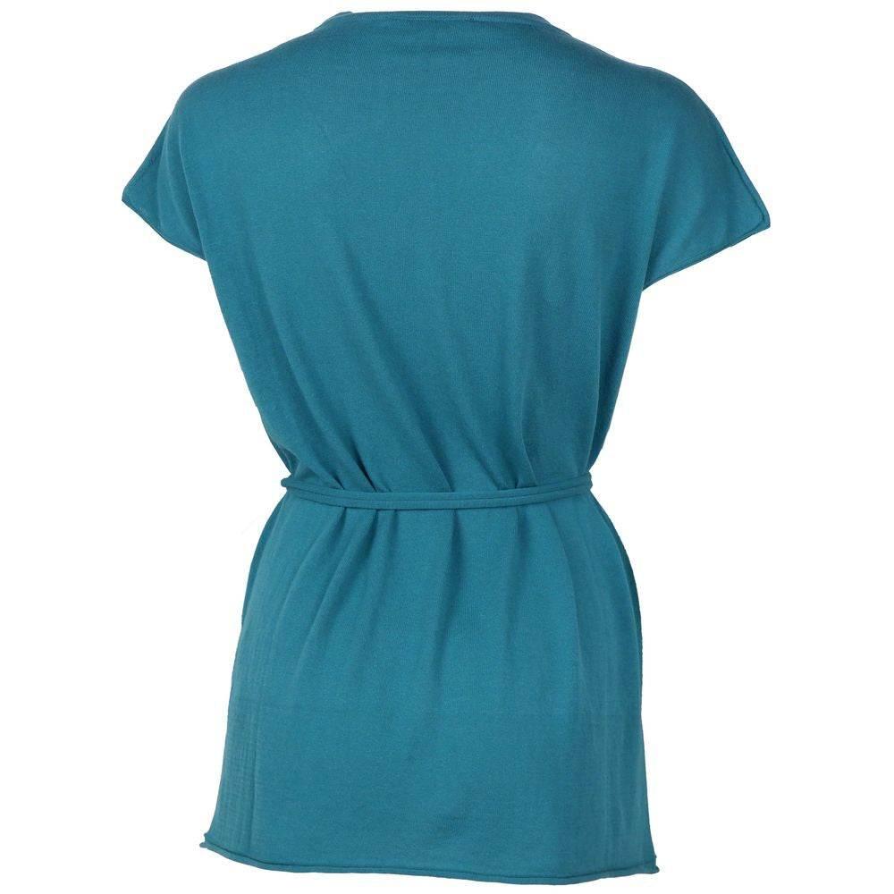 Alpha Studio Green Cotton Dress - Hilstor