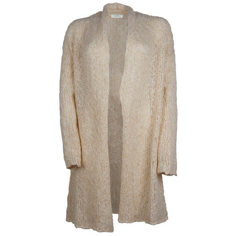 Alpha Studio Beige Alpaca Wool Women Dress - Hilstor