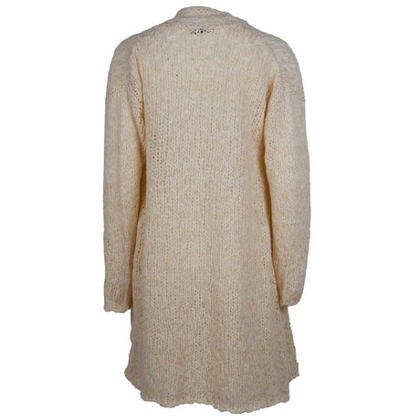 Alpha Studio Beige Alpaca Wool Women Dress - Hilstor