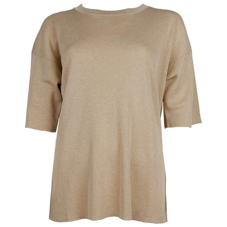 Alpha Studio Beige Viscose Sweater - Hilstor