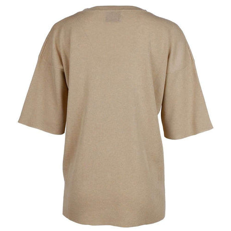 Alpha Studio Beige Viscose Sweater - Hilstor